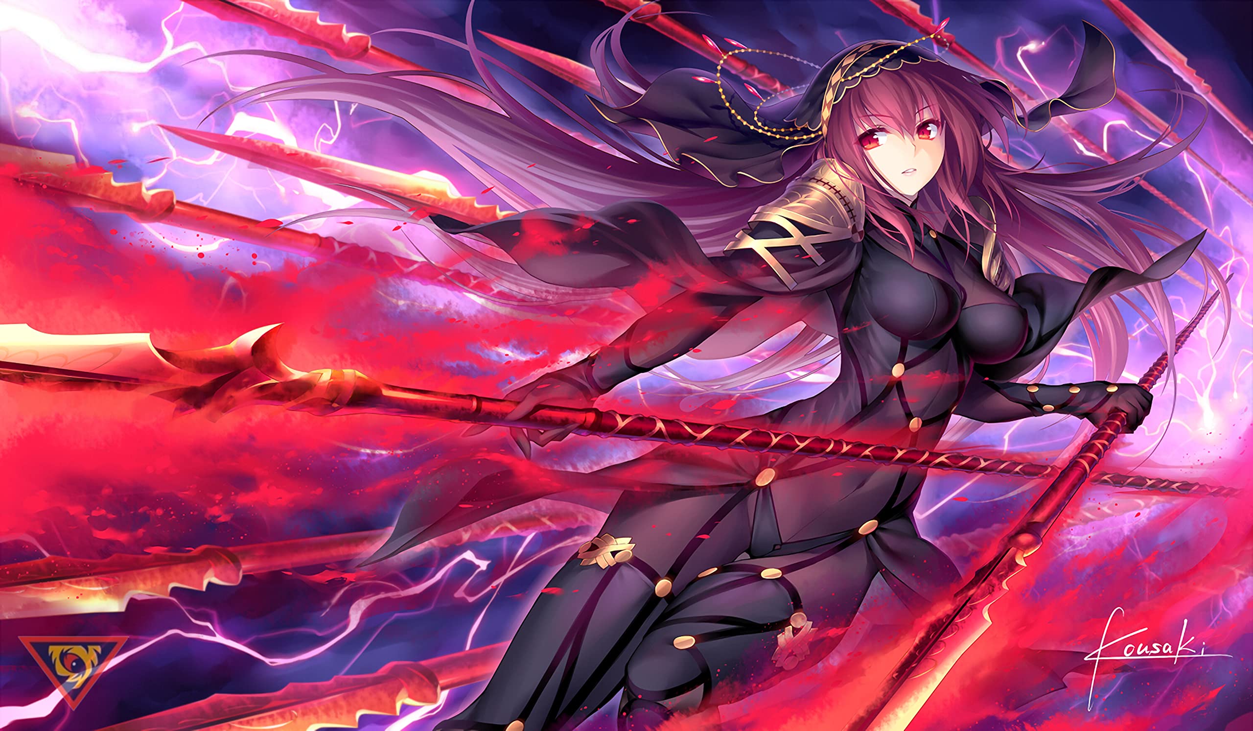 Amazon.com: Japanese Anime Fate, Scathach Large Custom Mouse Pad